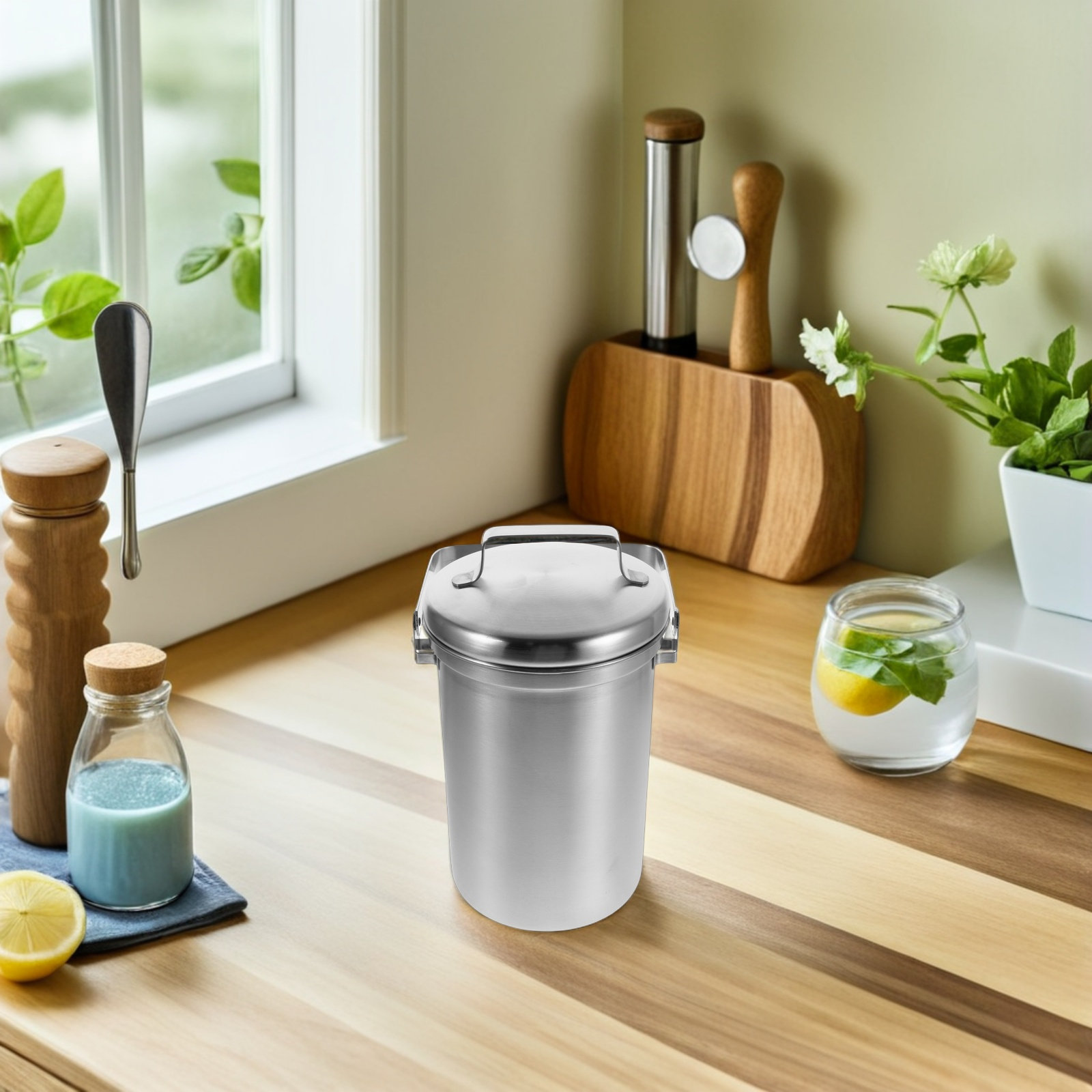 Compost Bin Countertop - Kuchenny pojemnik na kompost ze stali